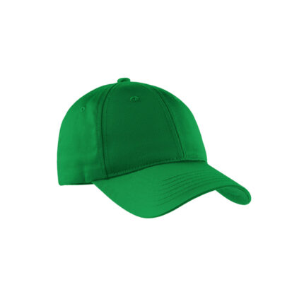 Assorted custom baseball caps and snapbacks for bulk export, manufactured in Sialkot Pakistan with embroidery detail.