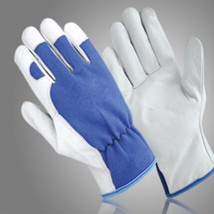 Professional heavy-duty assembly gloves for industrial and workshop use, exported in bulk from Sialkot, Pakistan.