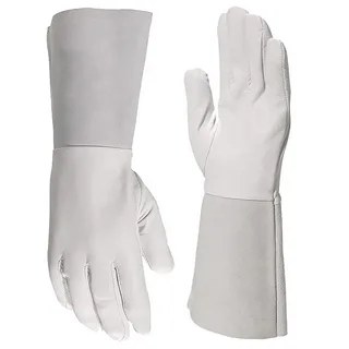 Bulk Order Leather Welding Gloves Wholesale - Sialkot Exporter Heat Resistant Gauntlet Gloves Manufacturer Pakistan