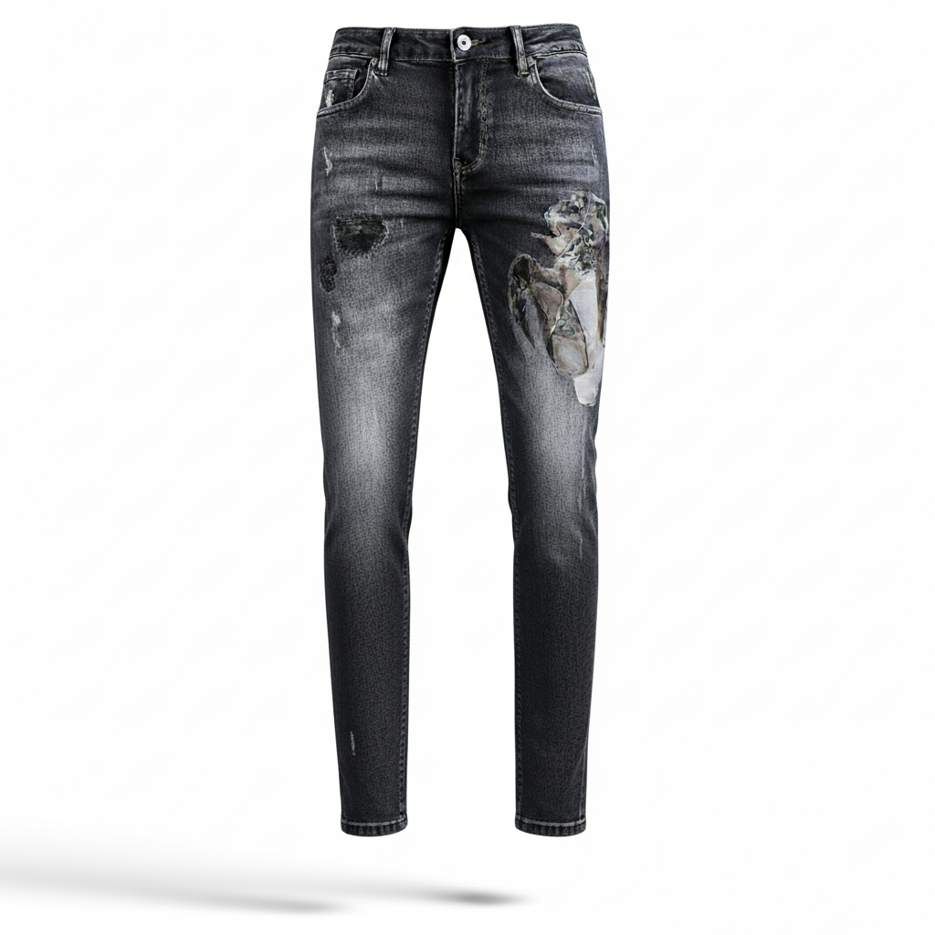 "Men's Classic Fit Denim Pant"