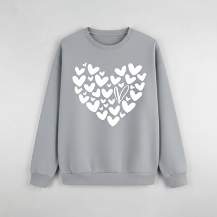 Bulk Order Women's Sweatshirts Wholesale - Sialkot Exporter Customizable Women's Crew Neck Sweatshirt Manufacturer Pakistan Private Label Sweatshirts for Women's Casual Wear