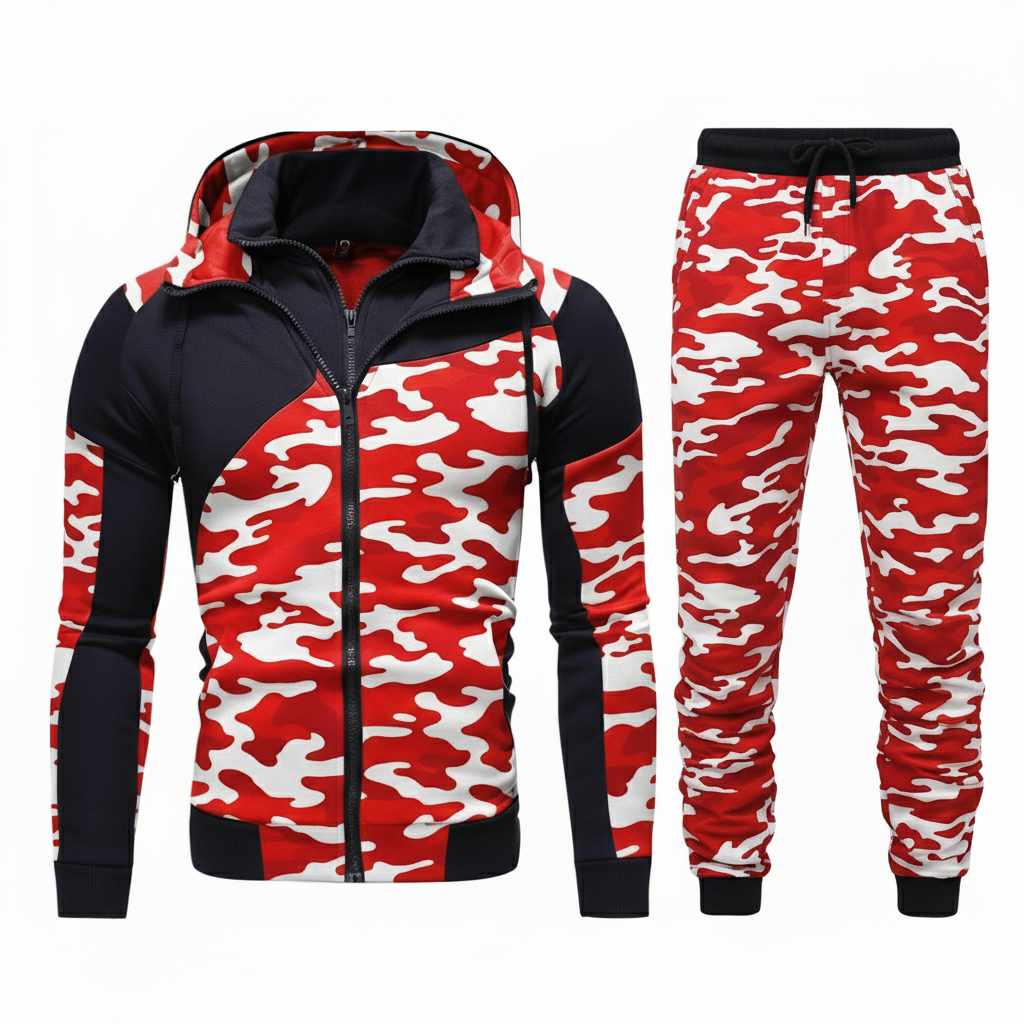 Bulk Order Men's Tracksuits Wholesale - Sialkot Exporter Customizable Men's Sportswear Set Manufacturer Pakistan Private Label Tracksuits for Gym and Casual Wear